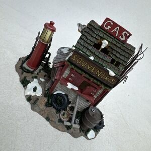 Dept 56 Snow Village Bucks County The Abandoned Gas Pump 55121 Retired New n Box